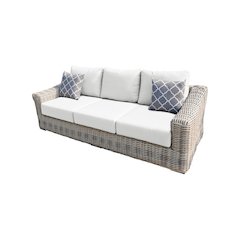 Hawaii Sofa with White Cushion