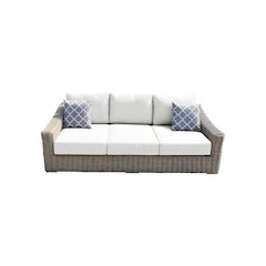 Tulum Sofa with White Cushion