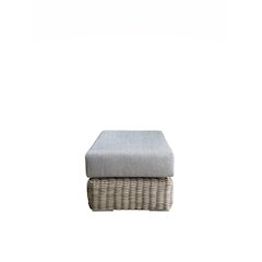 Tulum Ottoman, Dark Beige