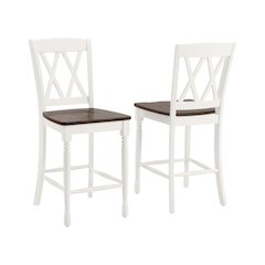 Counter Height Bar Stool Set with Comfortable Seats for Kitchen or Bar Area