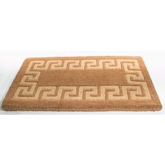 Greek Key Doormat in Coir Material