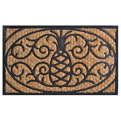 Pineapple Doormat in Coir/ Rubber Material