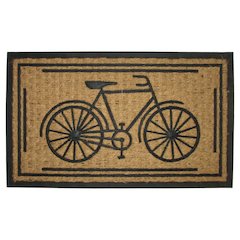 Bike Doormat in Coir/PVC Material