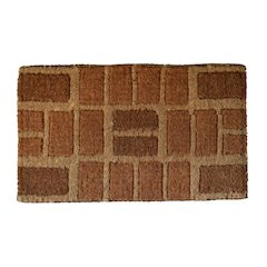 Brown Brick Doormat in Coir Material