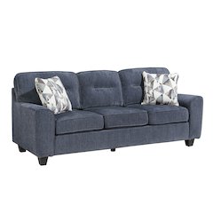 Bennett Chenille Sofa in Blue