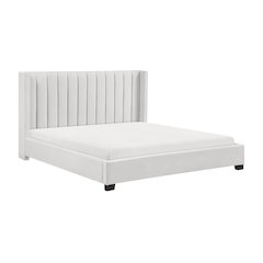 Emerson Textured California King Bed in a Box in Beige