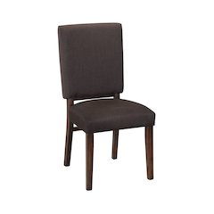 Sedley Fabric Dining Room Chair, Set of 2 in Chocolate