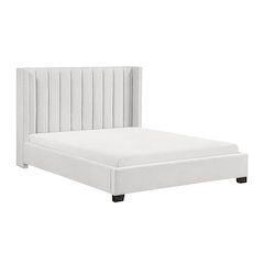 Emerson Textured Queen Bed in a Box in Beige