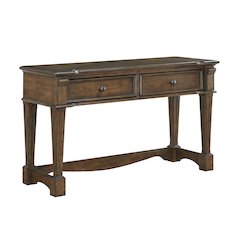 Rochester Asian Hardwood Sofa Table in Brown