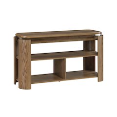 Ellis Asian Hardwood Sofa Table in Brown