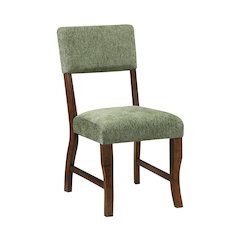 Aiden Chenille Side Chair in Olive