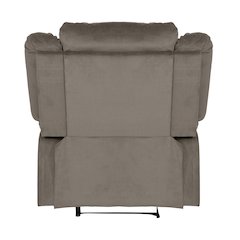Jarita Microfiber Reclining Chair In Chocolate