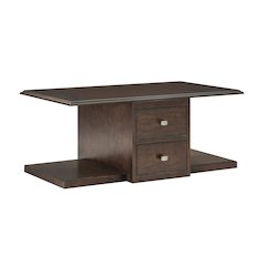 Claremore Asian Hardwood Cocktail Table in Brown