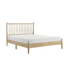 Brickell Rubberwood Full Platform Bed in Natural