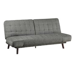Driggs Chenille Elegant Lounger In Dark Gray