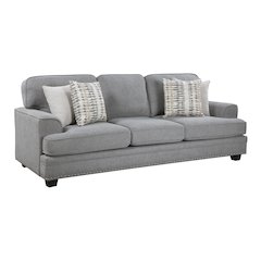 Lexicon Bradford Chenille Sofa in Gray