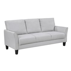 Aliana Textured Sofa in Gray