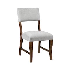 Aiden Chenille Side Chair in Gray