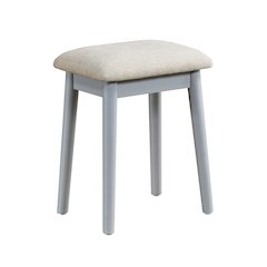 Camilla Acacia Vanity Dresser with Mirror and Stool in Gray