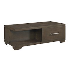 Duncan Asian Hardwood Cocktail Table in Espresso