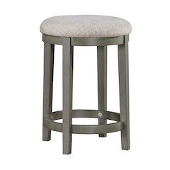 Auburndale Textured Counter Height Stool, set of 2 in Gray