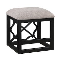 Salina Textured 3-Piece Pack Desks with Stool Set in Light Brown