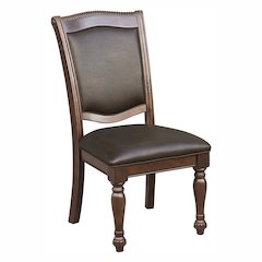 Lordsburg Wood Dining Room Side Chair, set of 2 in Brown