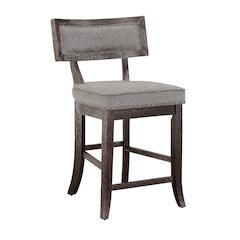Oxton Wood Counter Height Dining Chair, set of 2 in Baltimoe espesso