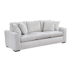 Athena Textured Sofa in Gray
