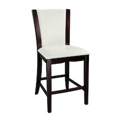 Daisy Wood Counter Height Dining Chair, set of 2 in White