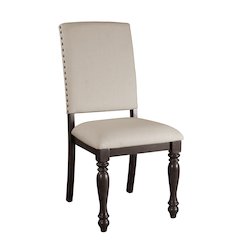 Begonia Wood Dining Room Side Chair, set of 2 in Beige