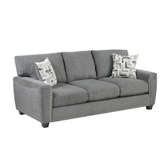 Isabel Chenille Sofa in Dark Gray
