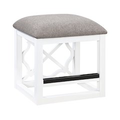 Salina Textured 3-Piece Pack Desks with Stool Set in Light Brown