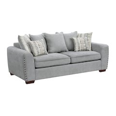 Hume Chenille Sofa in Gray