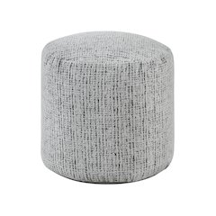 Aiken Chenille Pouf In Multi Color