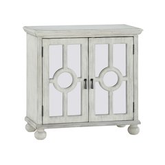 Poppy Asian Hardwood Accent Chest in Antique White