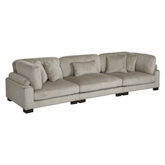 Traverse Corduroy Sofa in Taupe