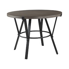Crowley Oak Veneeer Counter Height Table in Black