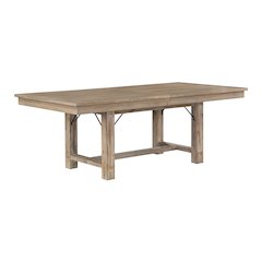 Aberdeen Wood Dining Room Table in Distressed light oak