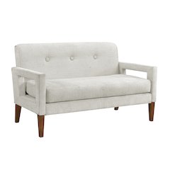 Belfort Chenille Love Seat in Beige