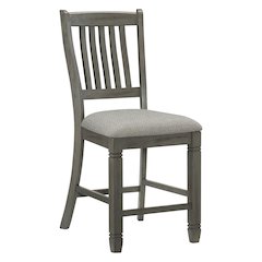 Granby Textured Counter Height Dining Chair, set of 2 in Gray