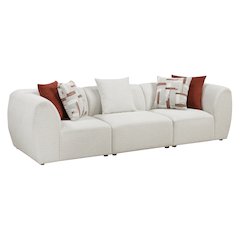 Franz Chenille Sofa in Beige