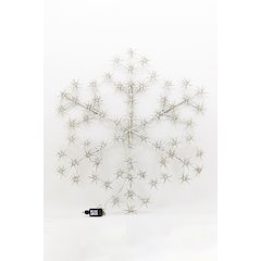 53In Cluster Snowflake Light with 804 Warm White Sparkling LED
