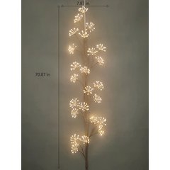 70in LED Cluster Branch Indoor Christmas Decor Plug In Operated