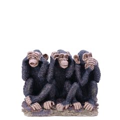 See/Hear/Speak No Evil Monkey Family - Hi-Line Exclusive