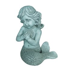 Kneeling Mermaid Holding Shell