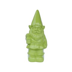 Garden Gnome Statue Holding Lantern-Green