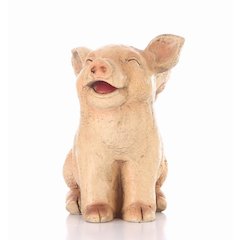 Laughing Pig W/Wings Sitting