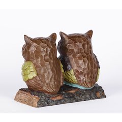 Owl Couple with Welcome Sign (Hi-Line Exclusive)