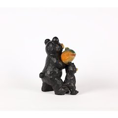 Bears Hold Fish Welcome Sign